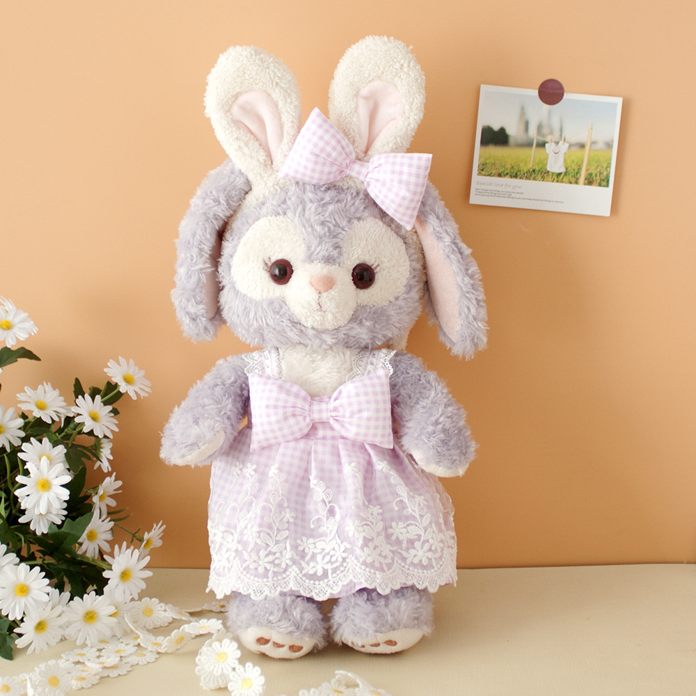 粉色西瓜裙星黛露娃娃衣服着替stella芭蕾兔毛绒公仔玩具换装娃衣