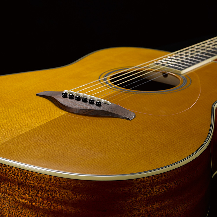 yamaha雅马哈加振单板吉他fgta/fsta单板民谣电箱木吉他指弹弹唱