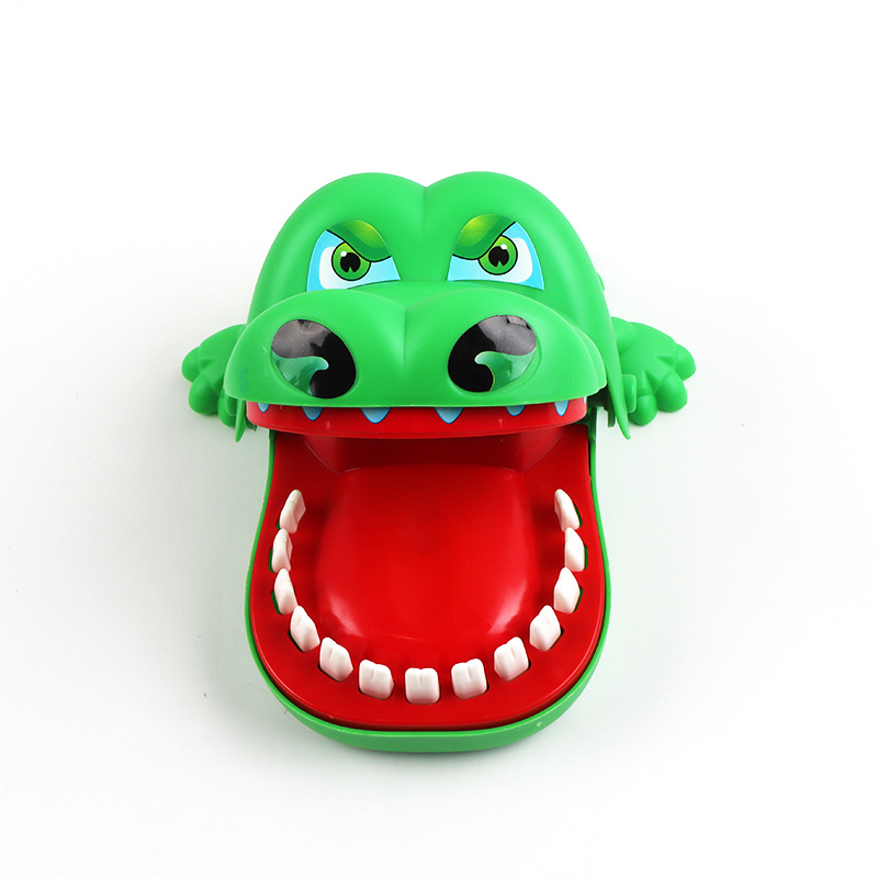 大号鳄鱼咬手指玩具 鳄鱼拔牙游戏 咬手鳄鱼亲子儿童整蛊玩具批发