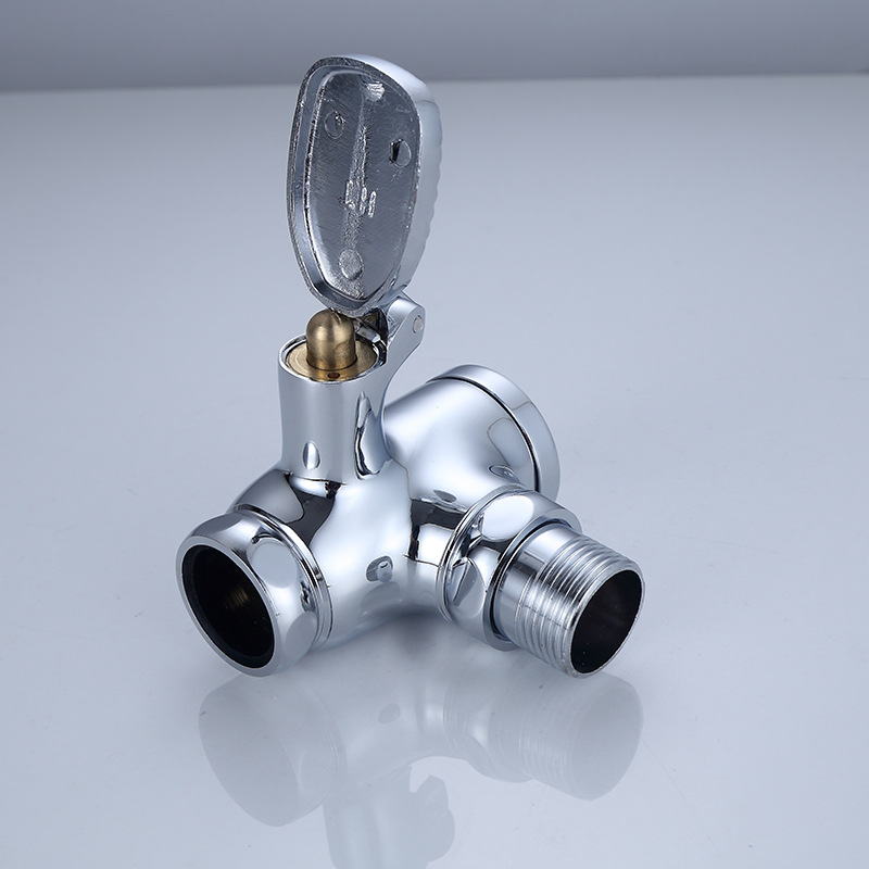 黄铜入墙脚踩蹲便器冲水器90度拐角脚踏冲水阀大便蹲坑自闭延时阀