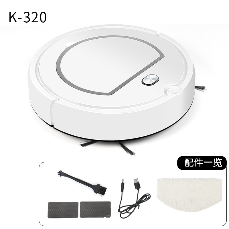 Kele Di Intelligent Sweeping Robot Usb Large Size Large Suction Household Suction Sweeping and Mopping All-in-One Machine Factory Direct Supply