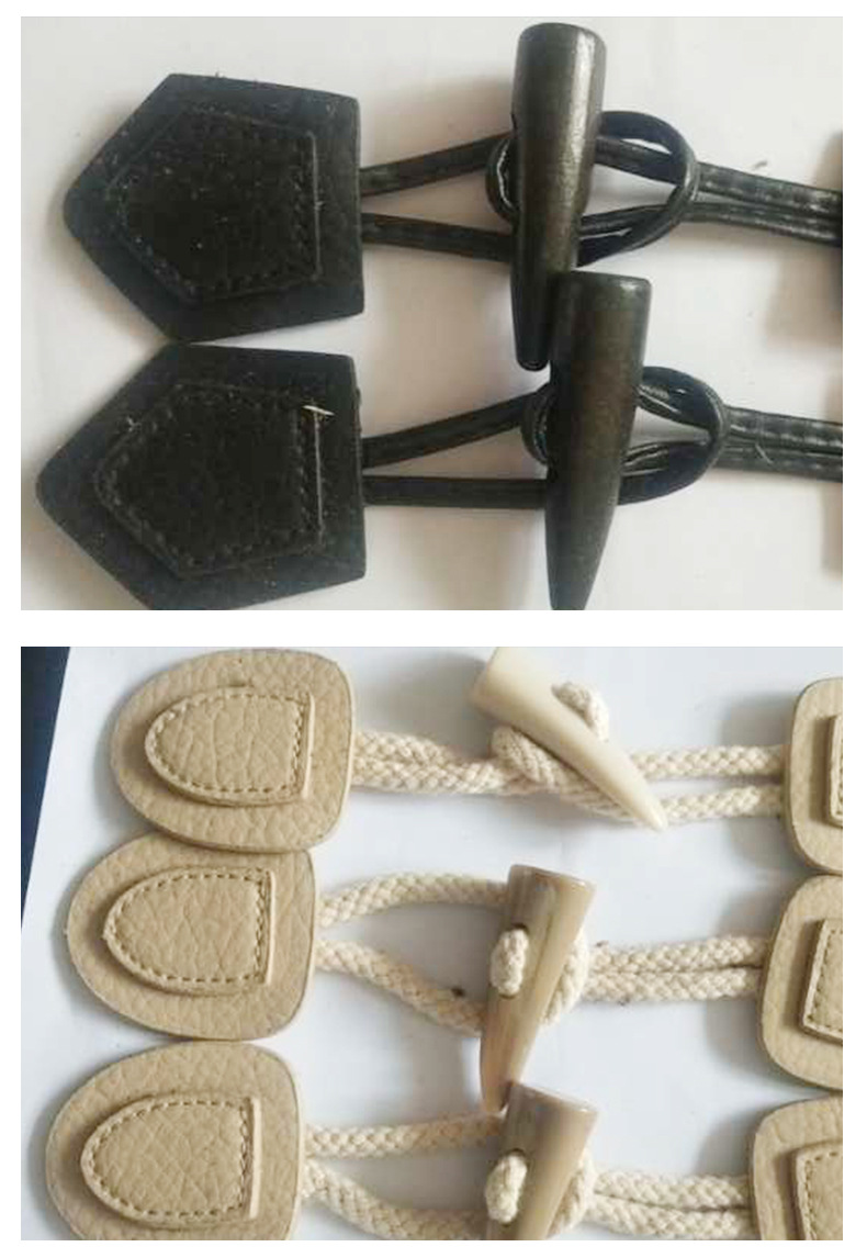 衣服纽扣扣子皮质牛角对扣外套腰带扣大衣毛衣风衣搭扣辅料配件