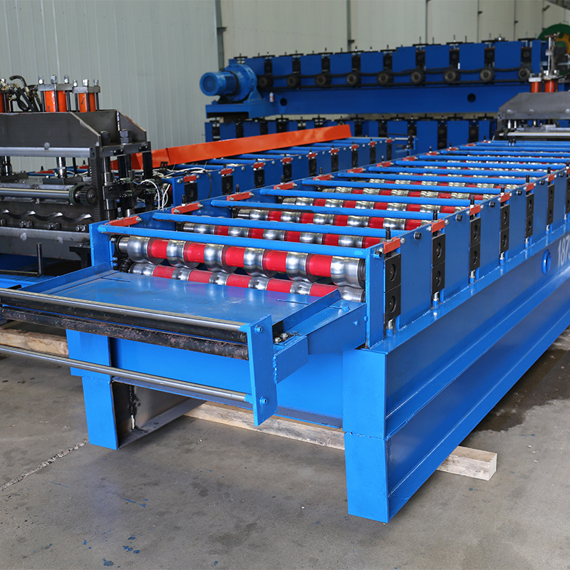 金诚信压瓦机制作有限公司 南非竹节琉璃瓦机花剪800型琉璃瓦设备