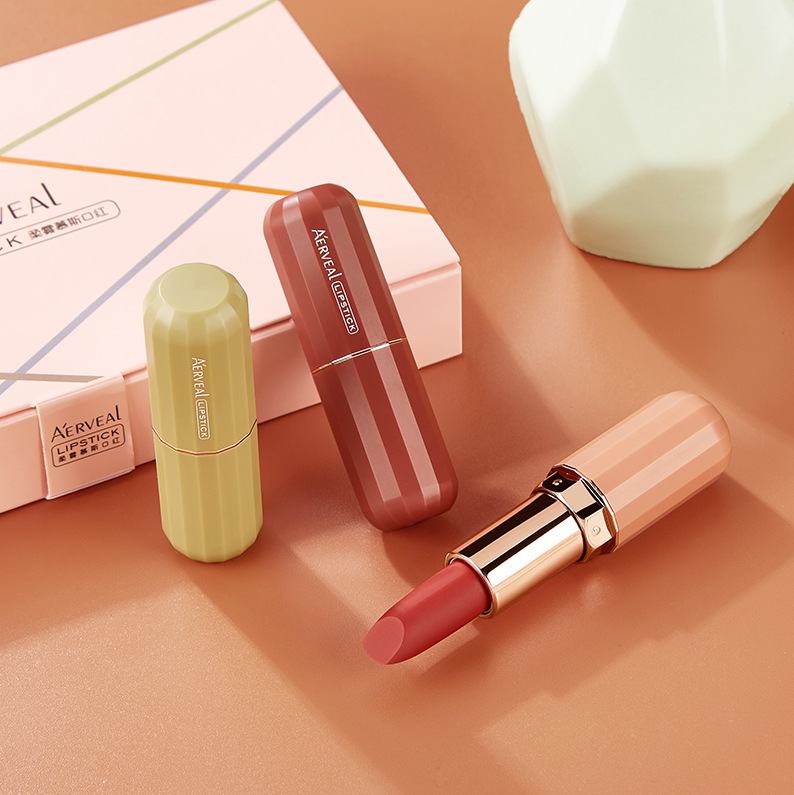 艾尔维雅柔雾慕斯口红 平价礼品口红套装 1盒4支
