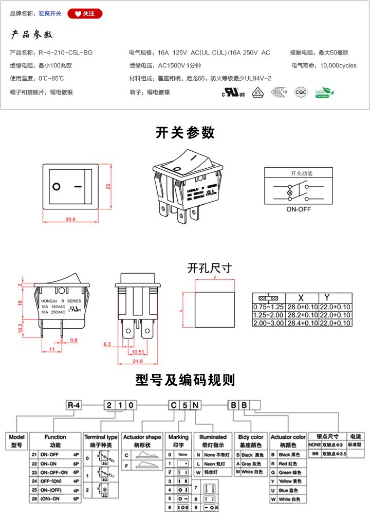 汕德卡开关图解图片