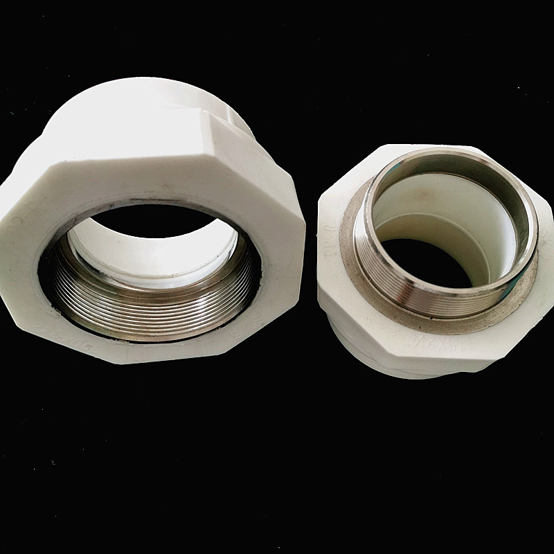 厂家直销内外丝直接弯头ppr水管接头大口径给水管40-110热熔配件