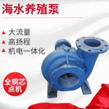 工业高扬程海水养殖泵 大功率单级单吸蜗壳式混流泵 污水循环泵