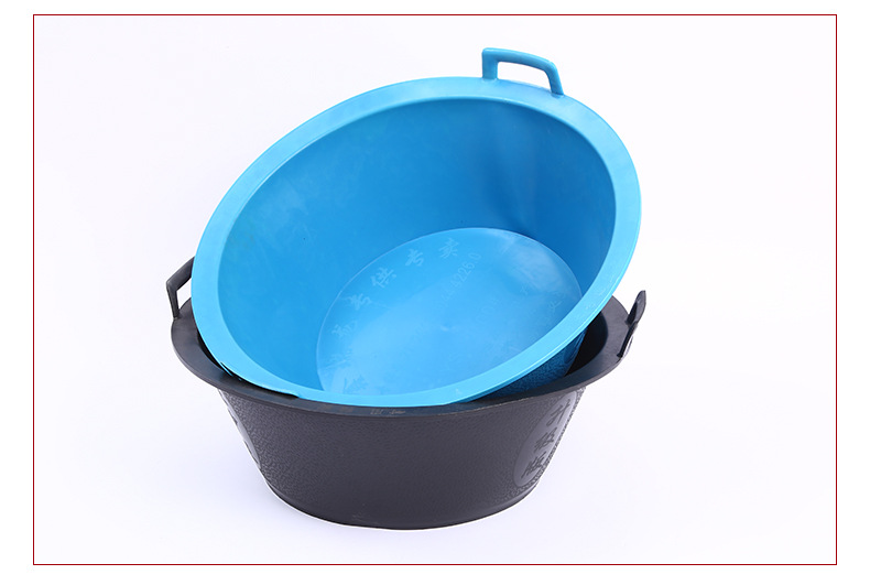 建筑装修工地用加厚提灰盆 多色可选永顺建筑塑料泥灰桶泥灰盆