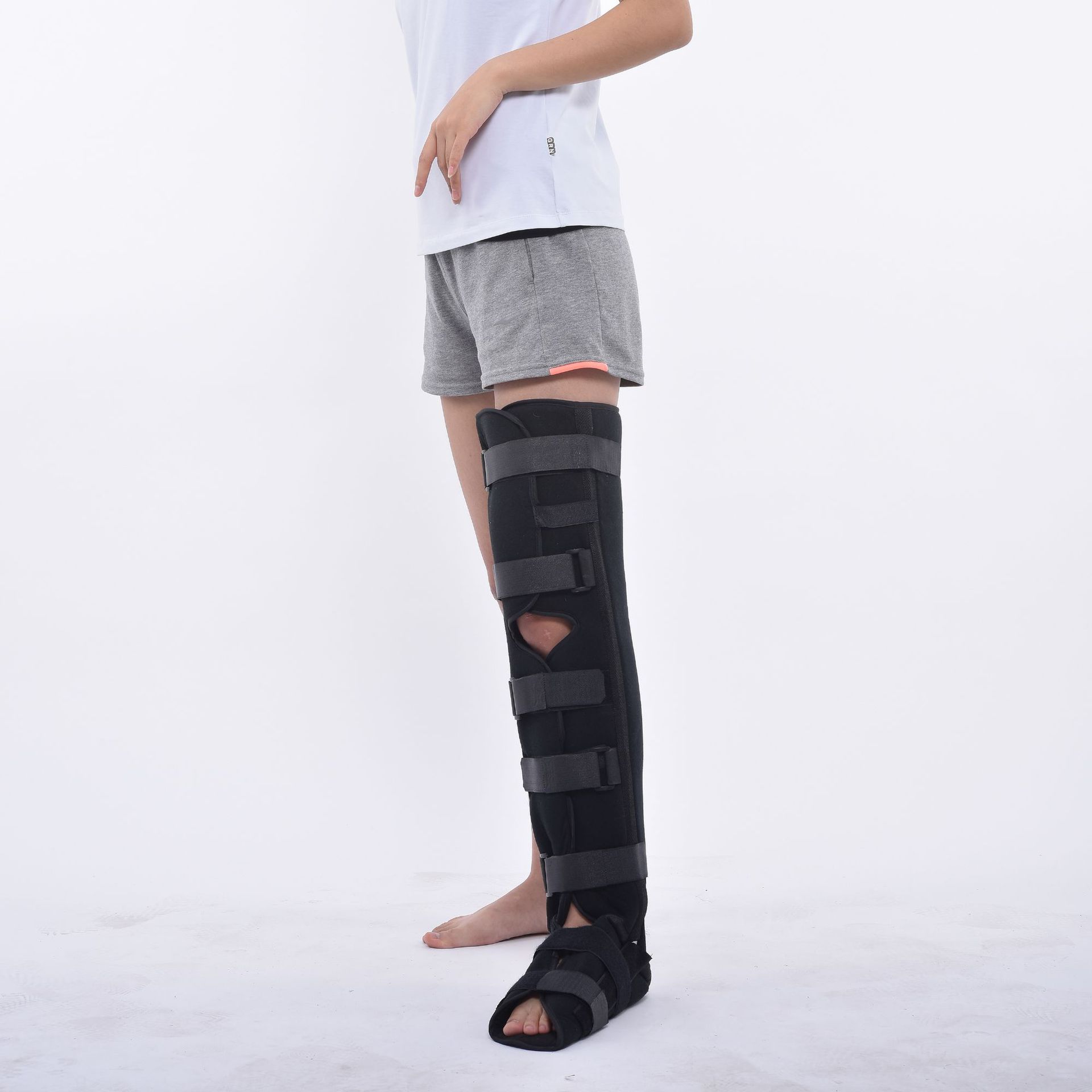 康兴达医用大腿超踝固定带 下肢骨折术后康复固定带护具
