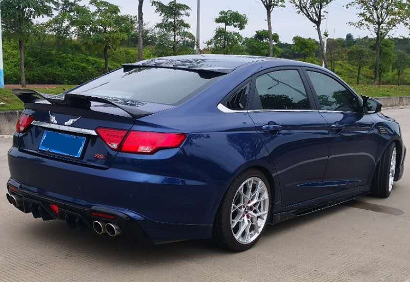 适用2018-2019吉利帝豪gl改装大小包围b款前唇后唇 侧裙 机盖中网