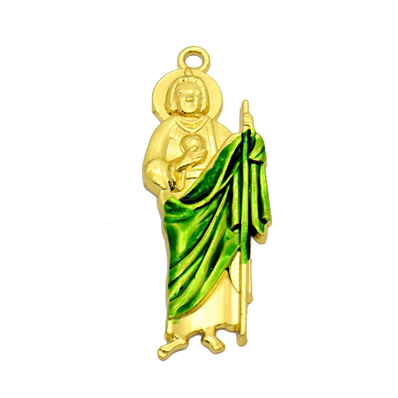 South American Religious Factory Direct Sales Cross-Border Supply European and American Fashion Necklace Ornament Car Key Ring Pendant