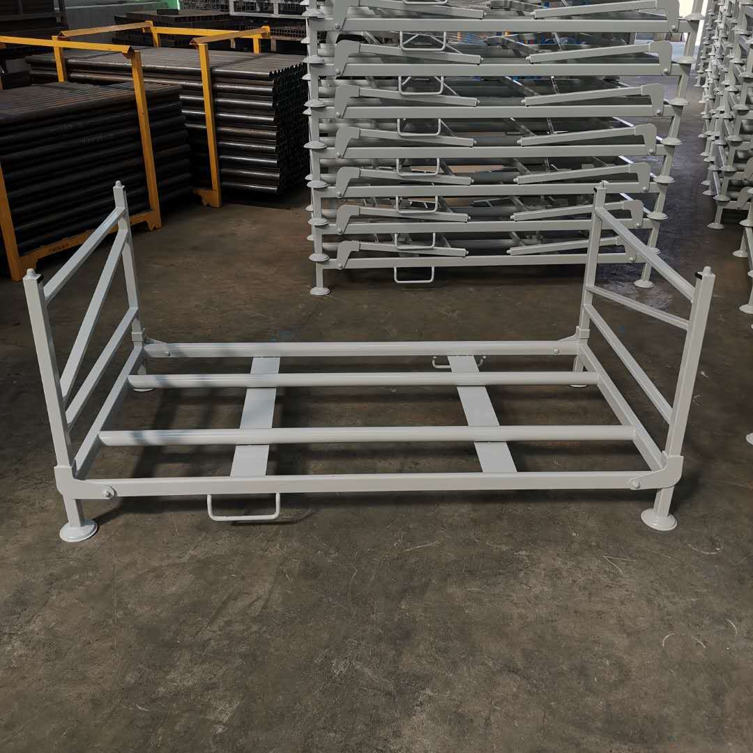 轮胎货架 大连地区销售钢制重型轮胎架折叠可移动仓储整理轮胎架