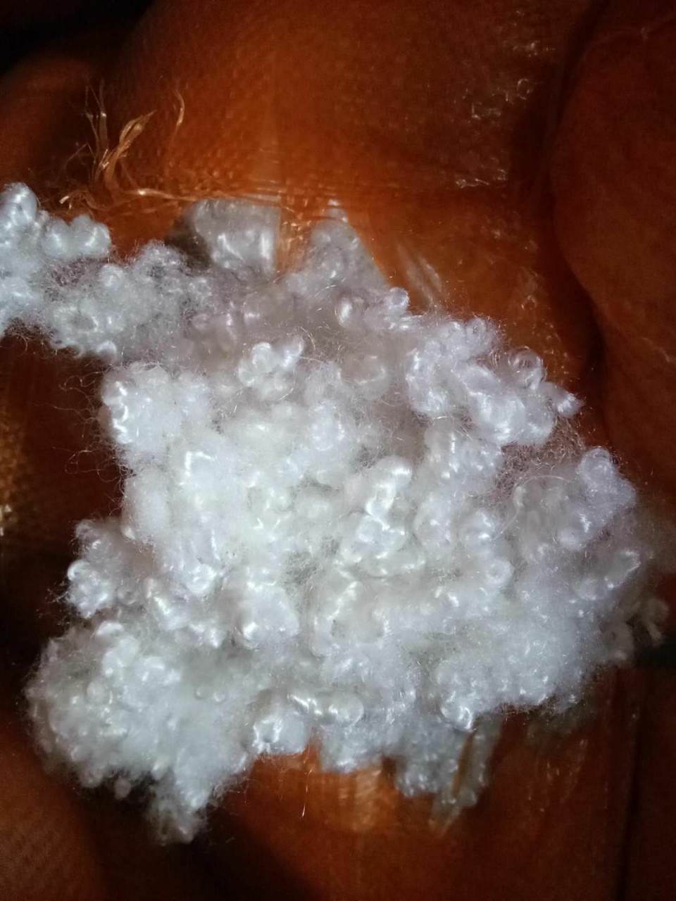 白色高回弹高蓬松三维中空pp棉填充棉原棉柯桥范围内免邮