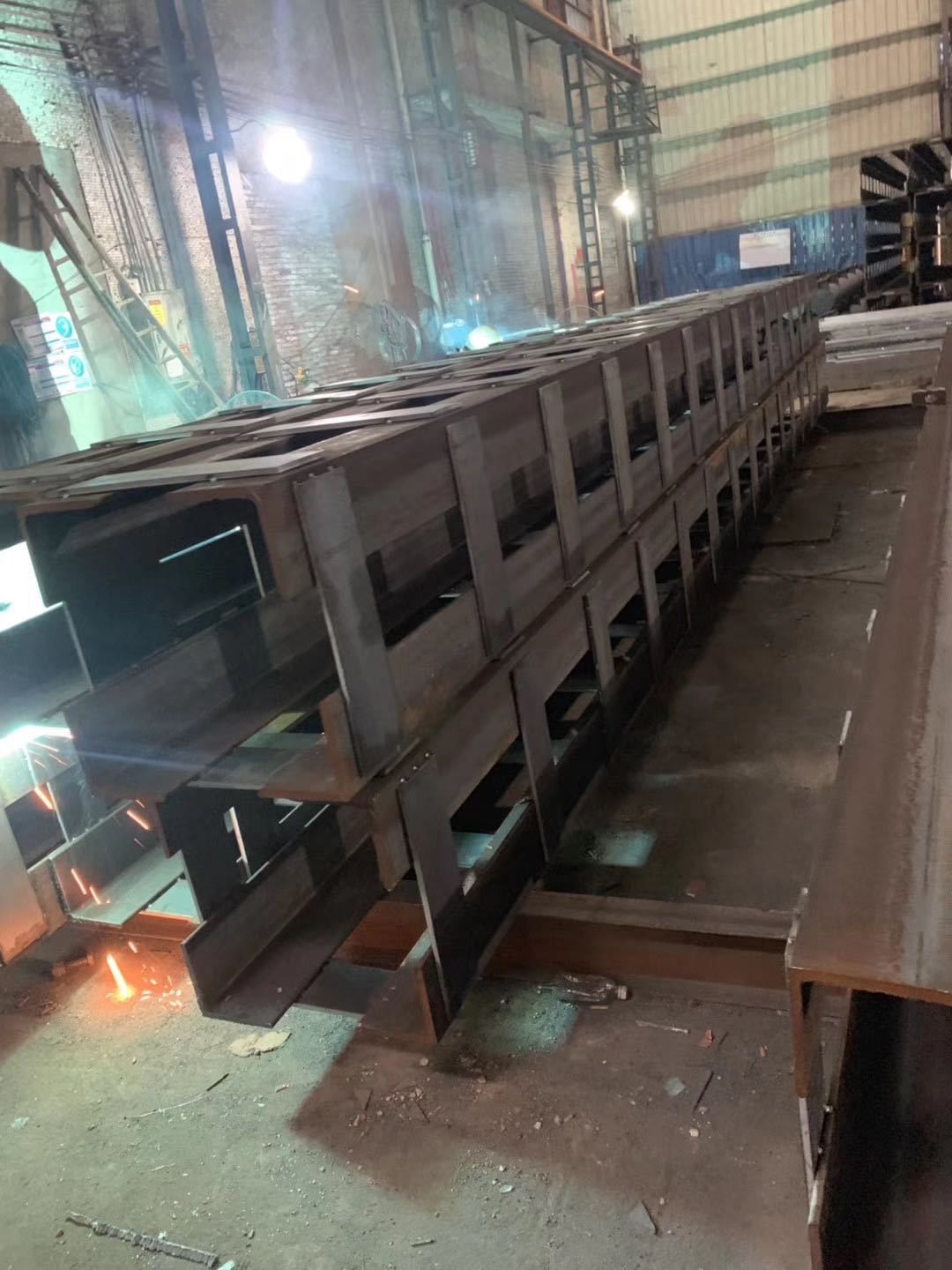 佛山焊接格构柱加工厂 可来图定制格构柱批发热轧钢结构用钢梁