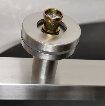 玻璃门地弹门大门大拉手木质门把手大盖脚不锈钢方管拉手