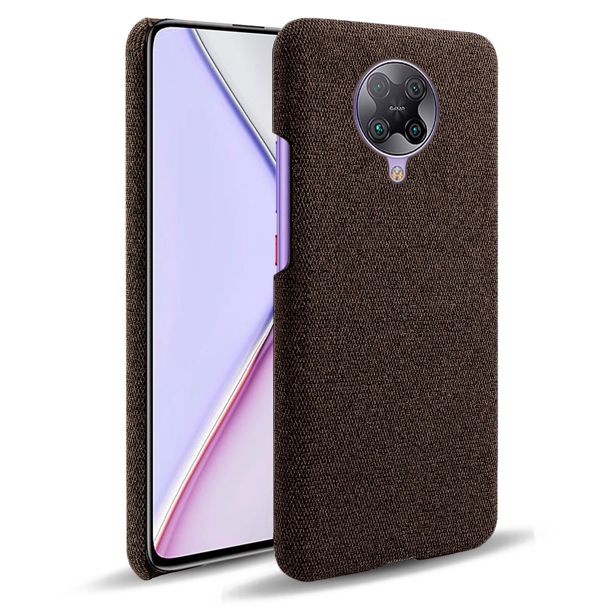 适用红米k30pro手机壳 小米红米k30pro防摔保护套 简约布纹皮套