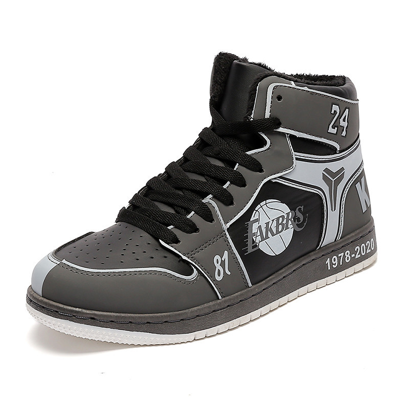 科比kobe纪念款aj空军一号男鞋学生球鞋休闲高帮篮球潮鞋v101m棉