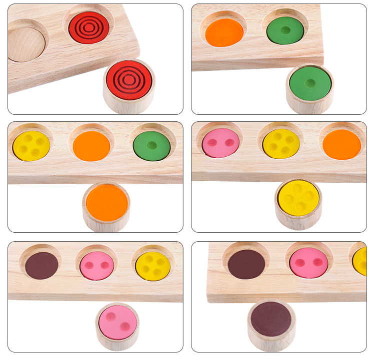 记忆触摸板儿童早教益智力玩具感官蒙氏教具锻炼认知颜色配对游戏