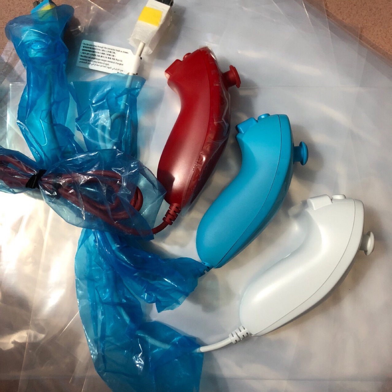 wii原装手柄左手柄弯柄 鸡腿(白红蓝)裸装-阿里巴巴