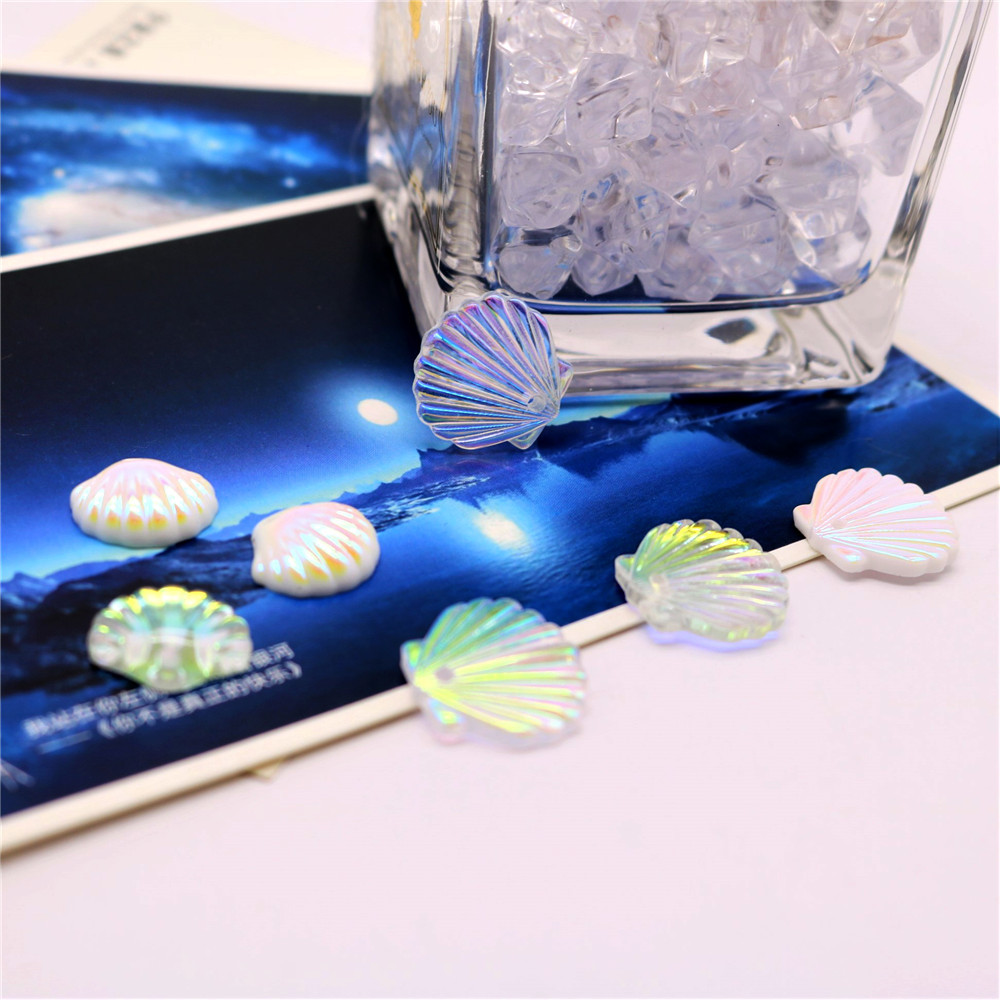 树脂滴胶仿真日系贝壳奶油胶手机壳材料吊坠配件 手链项链diy手作