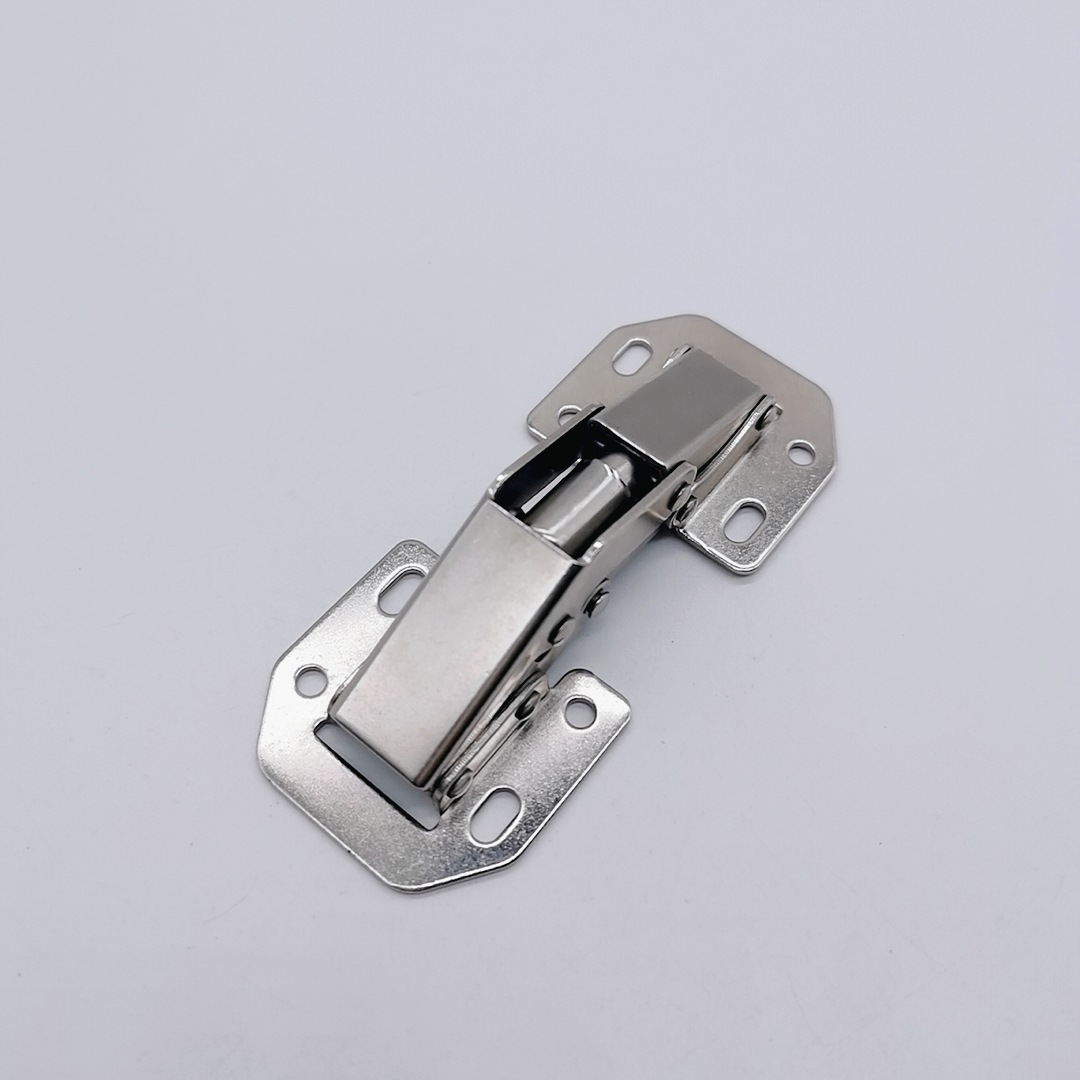 免打孔阻尼缓冲液压铰链 免开孔槽衣橱柜门合页 桥式明装弹子铰链