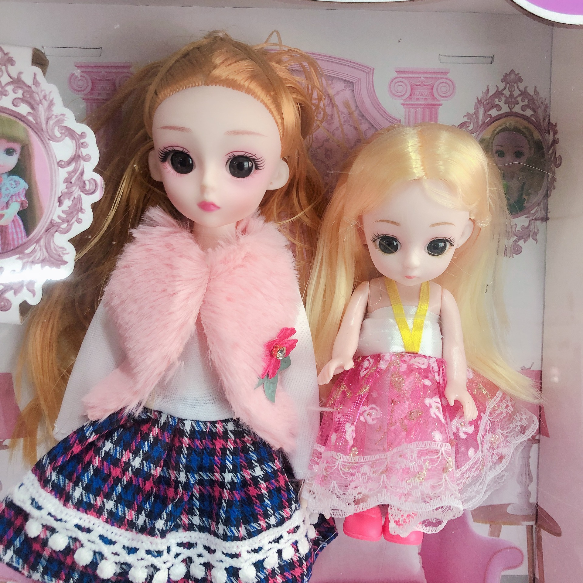 包邮60厘米超大洋娃娃礼盒提手儿童玩具教育培训机构积分六一礼物