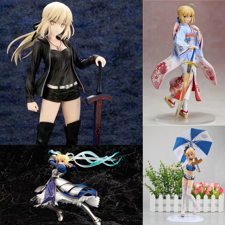 赛车女郎塞巴手办 黑便服 和服 校服圣诞 理想乡人偶模型摆件盒装