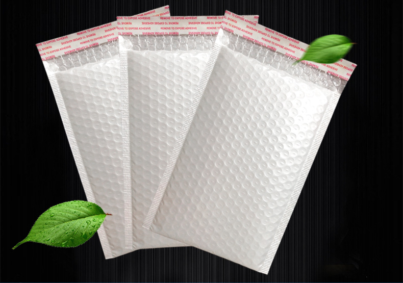 珠光膜气泡袋白色服装包装袋手机壳数据线打包快递物流气泡信封袋