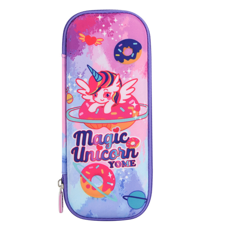 香港yome文具盒卡通可爱笔袋小学生铅笔盒儿童笔袋文具收纳袋