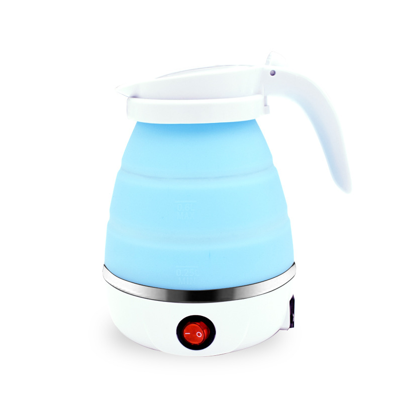 Factory Direct Supply Travel Household Folding Kettle Silicone Portable Kettle Foldable Electric Kettle