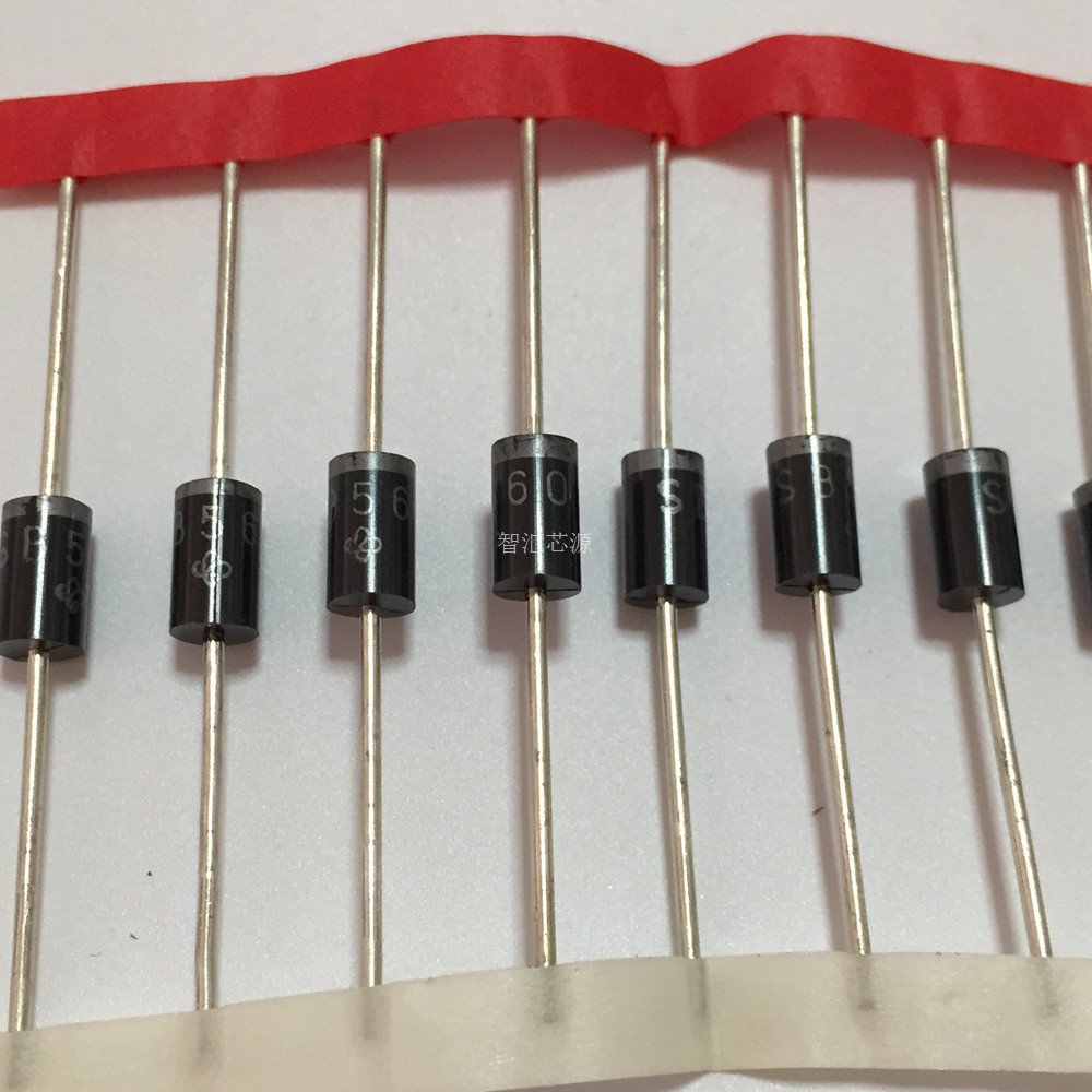 肖特基二极管 sb560 5a/60v全新原装 直插二极管 sr560 10只-阿里巴巴