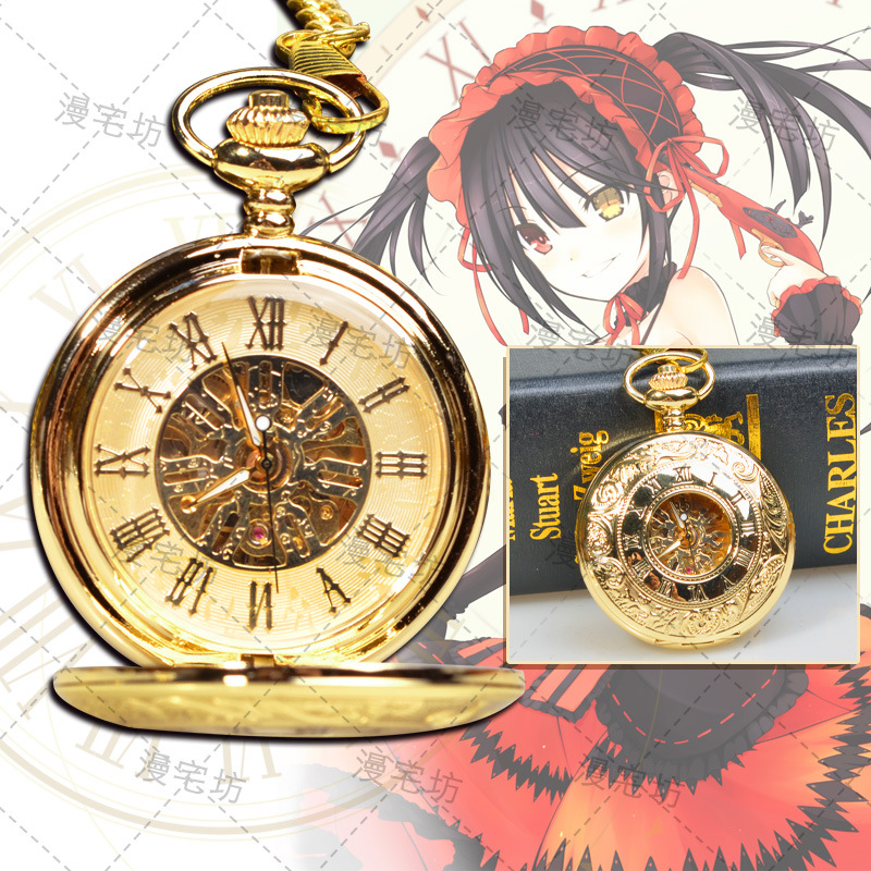 二次元约会大作战时崎狂三刻刻帝东方project怀表动漫周边手表