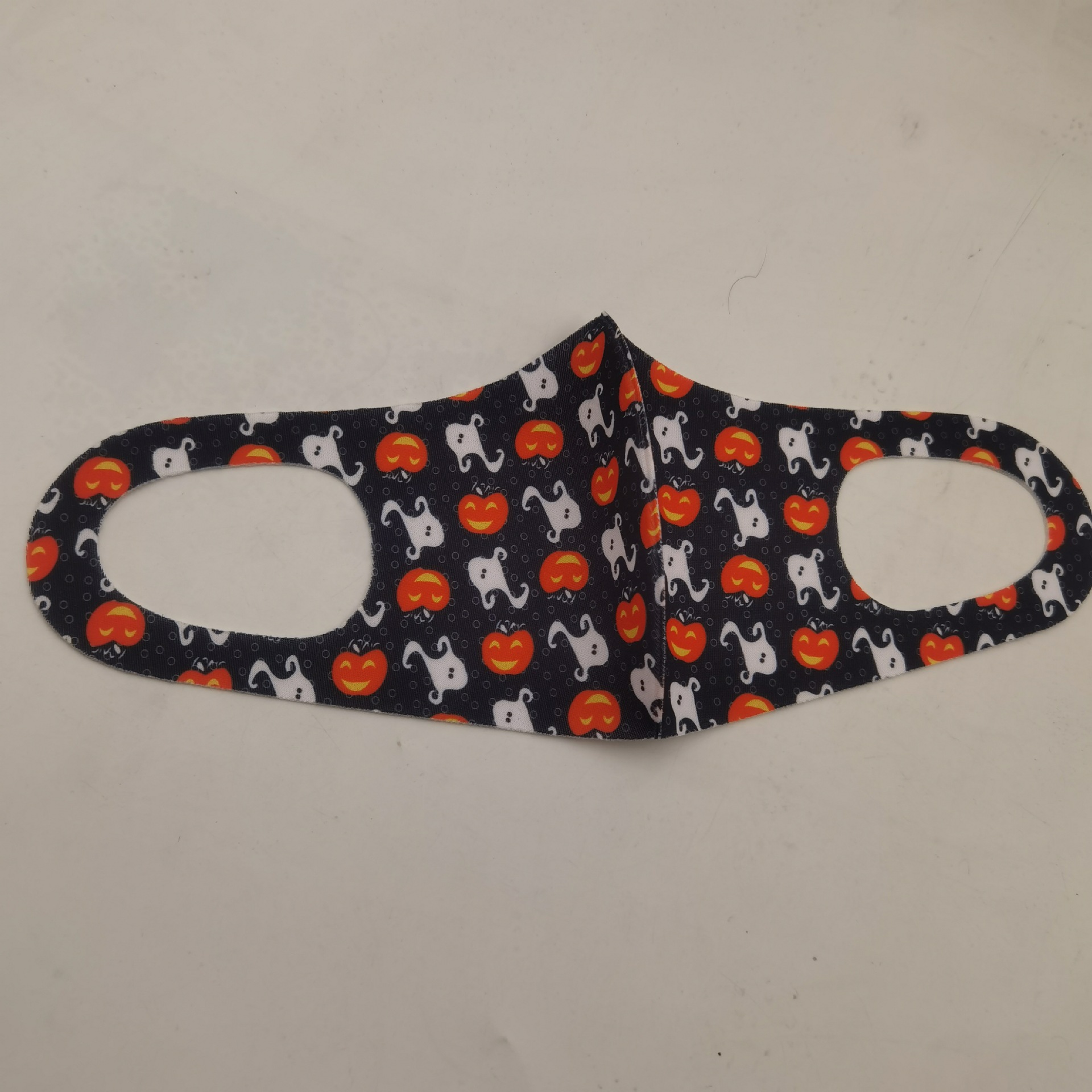 万圣节冰丝棉加厚口罩成人儿童防水可水洗圣诞节可定制图案logo