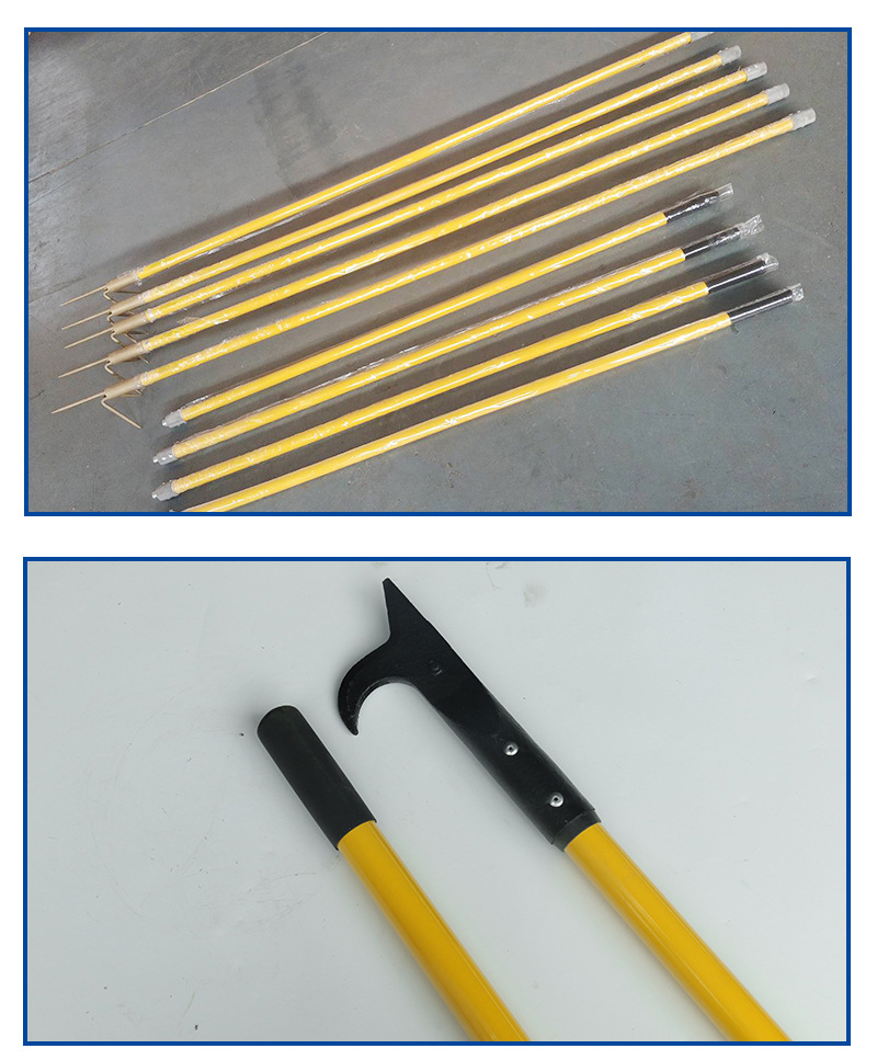 厂家直销消防火钩 绝缘火钩 消防救生铁钩 木头火钩