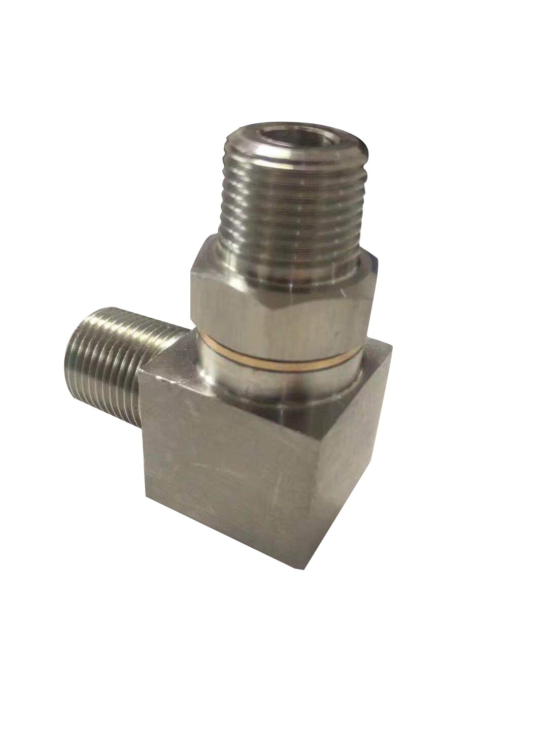 铂仕直销高压万向回转液压油管旋转接头不锈钢直通高压卷管器接头