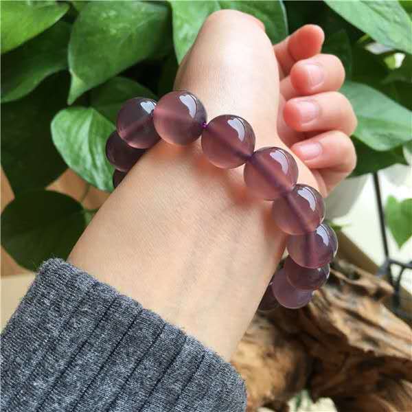 厂家批发巴西帝王紫玉髓玛瑙佛珠手串饰品玉石玉器手链批发