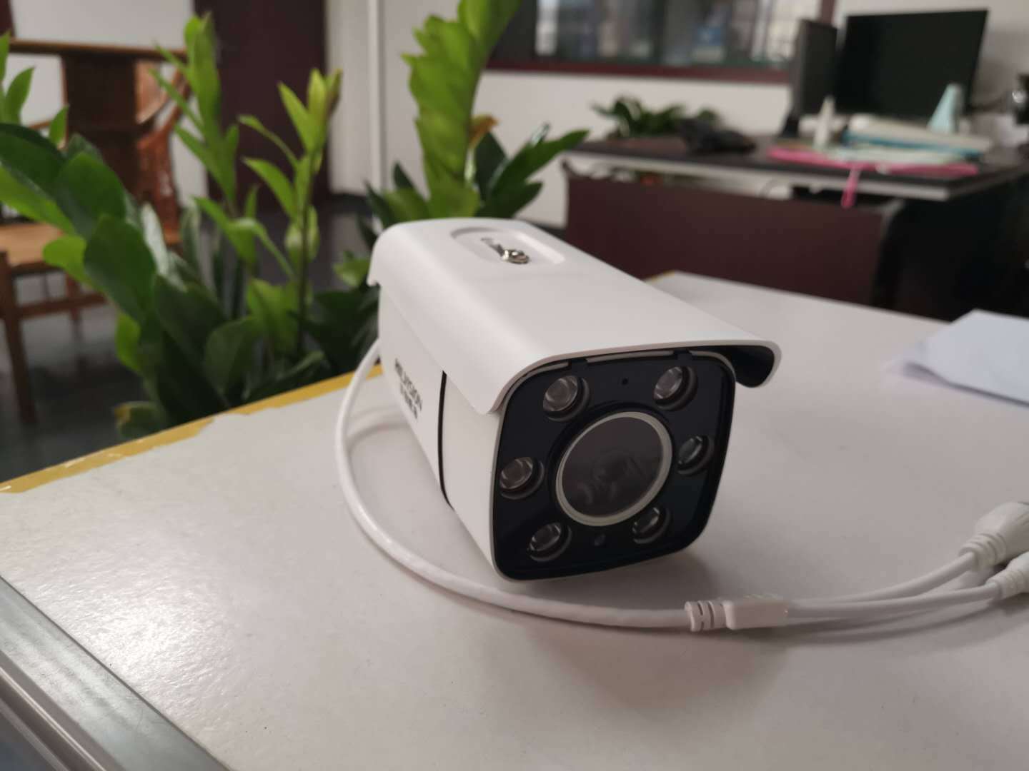 天视通有线监控摄像头 网络全彩摄像机 400万双光双芯28181