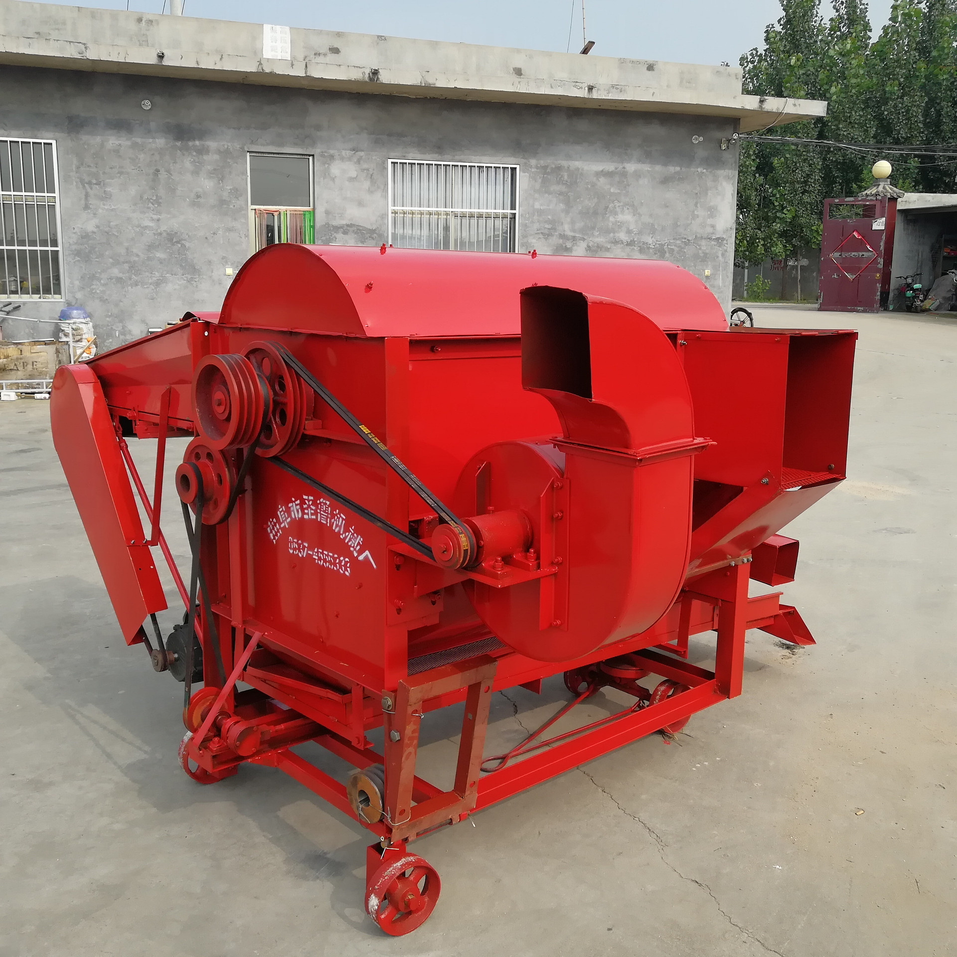 山东稻子小麦脱粒机 家用小麦脱粒机价格 蚕豆打粒机图片