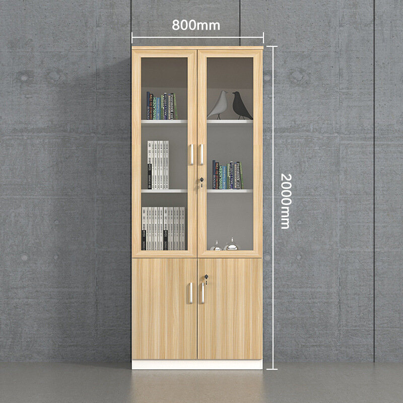 办公家具板式文件柜资料柜木质档案柜办公室柜子置物柜带锁落地柜