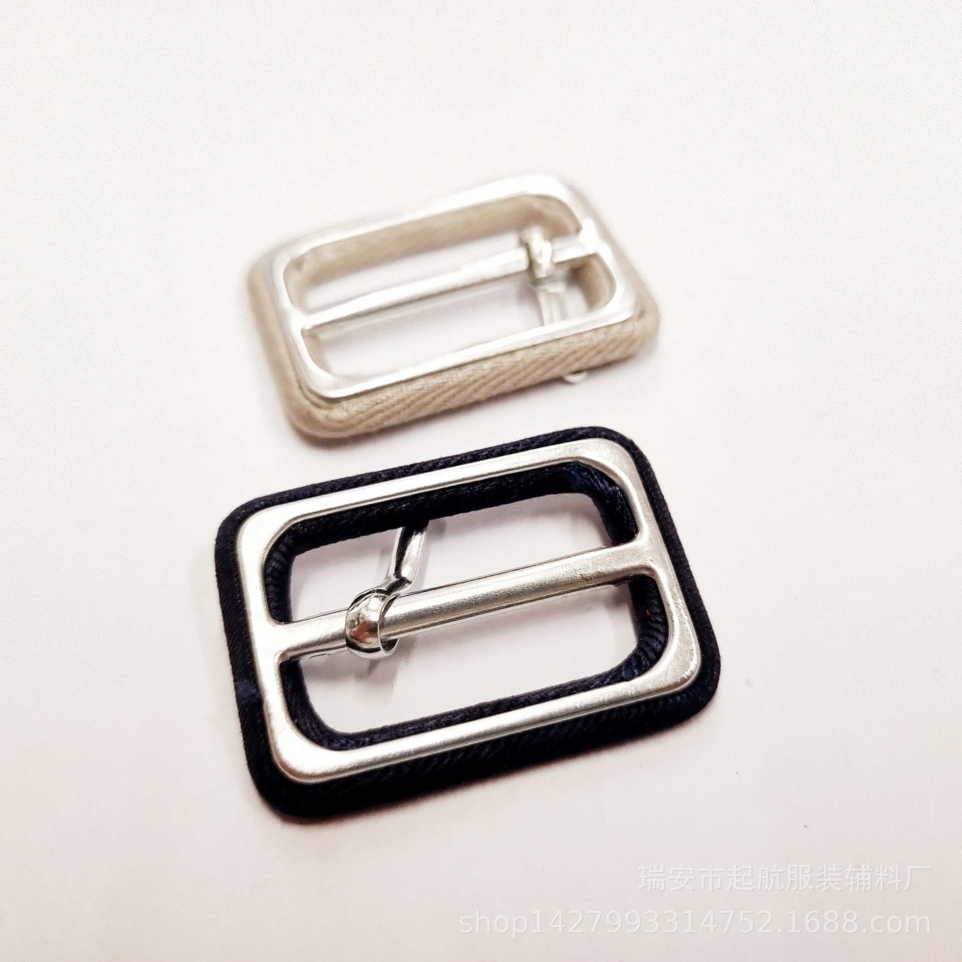 包布腰扣腰带调节扣环方形日字扣装饰纽扣扣子大衣风衣箱包三档扣