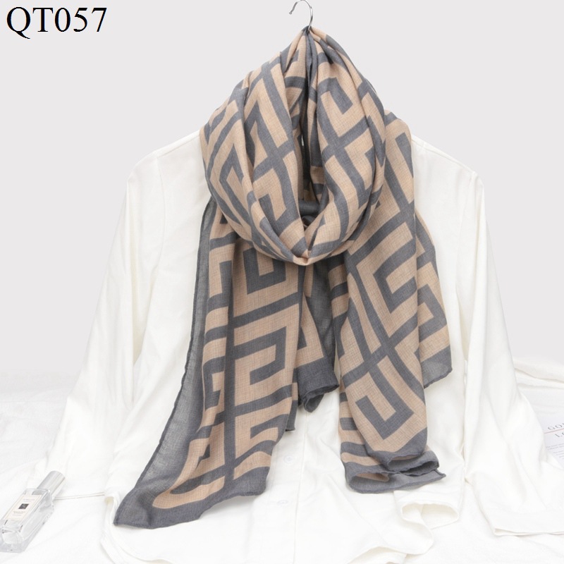 New Korean Style Cotton and Linen Scarf Women's Fashion Trendy Plaid Scarf Shawl Dual-Use Hot Selling Warm Scarf Scarf