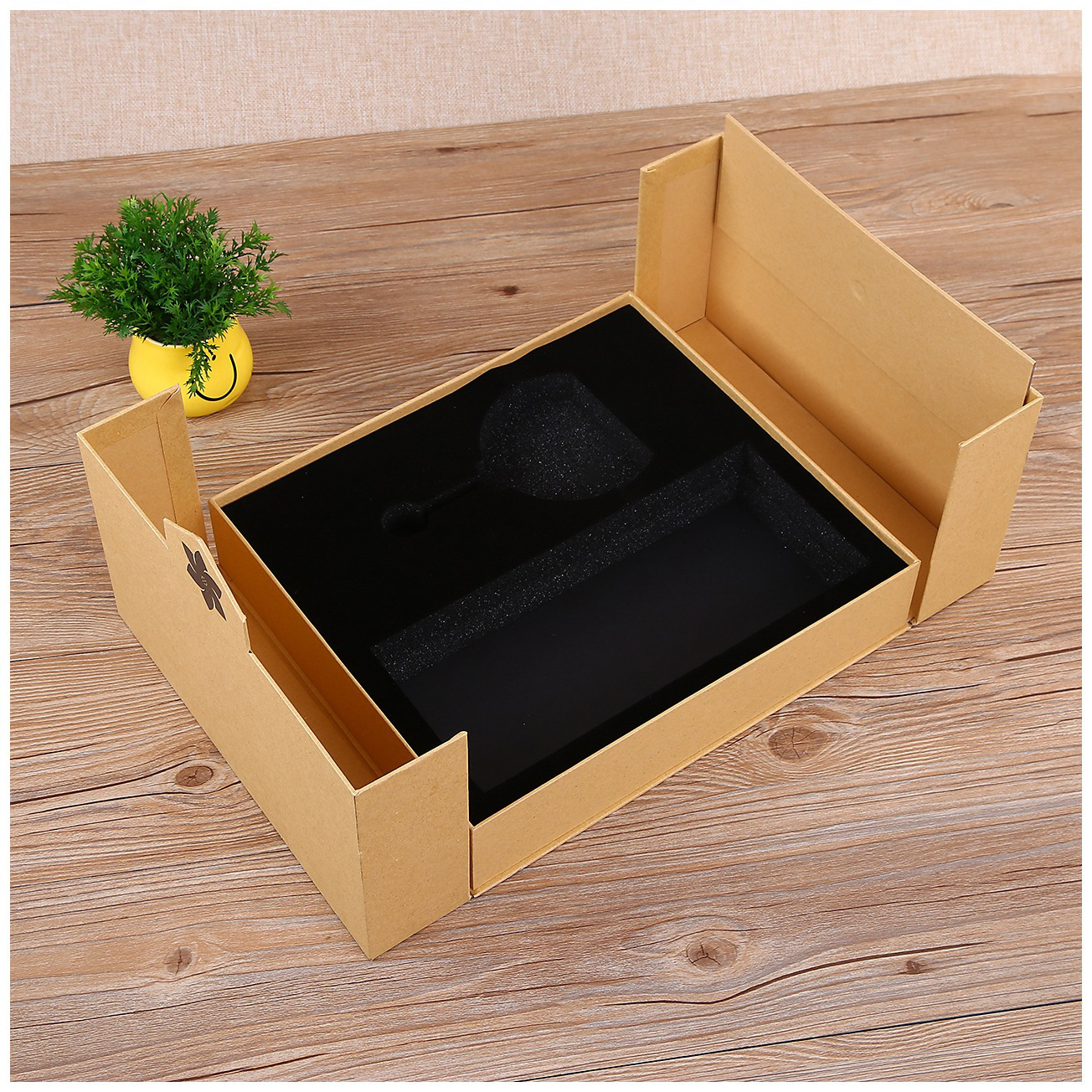 批发创意礼品牛皮纸礼盒定制个性礼盒包装盒双开门创意烫金uv礼盒