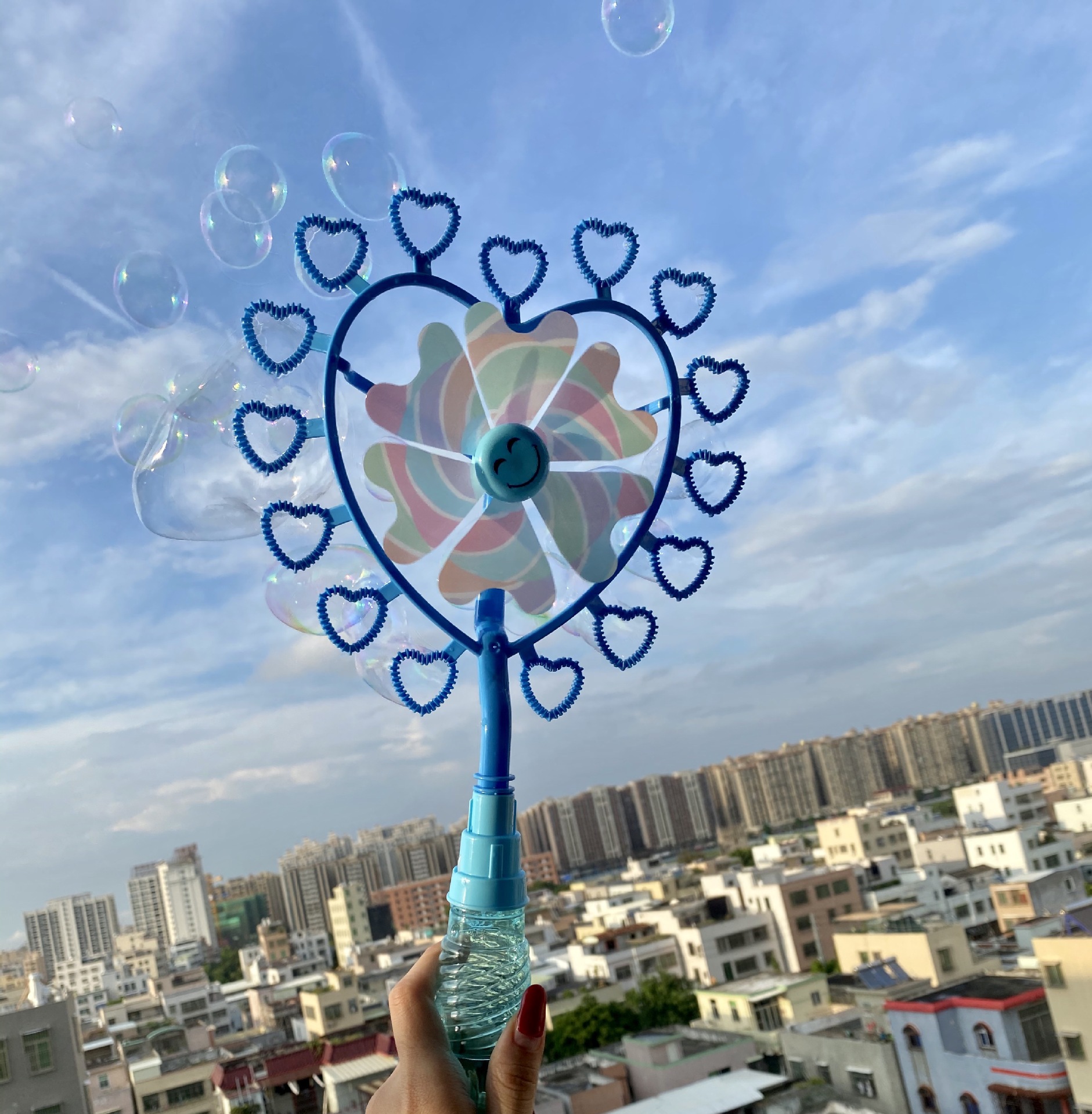 数量】96pcs【产品包装】【产品名称】爱心风车泡泡棒跨境包裹重量1