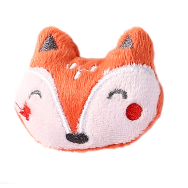 Cotton-Filled Cartoon Plush Brooch Japanese Cute Children's Hair Accessories Semi-Finished Products Accessories Accessories Mobile Phone Ornaments Decorations