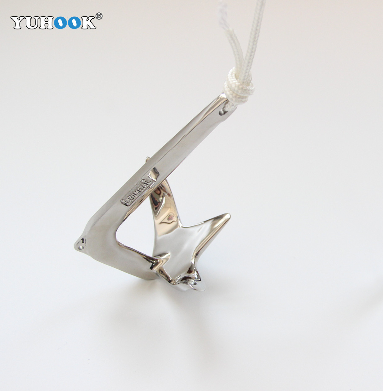 不锈钢316布鲁斯锚 小船用锚皮划艇锚充气浮排舢板充气艇停船锚