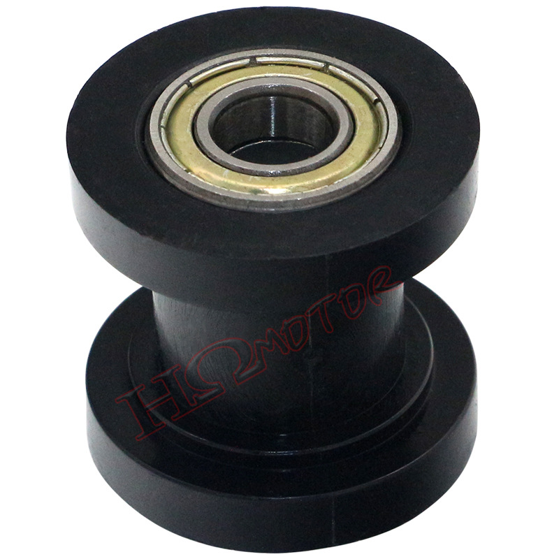 越野摩托车配件改装 小高赛链条凹轮导链轮 张紧器滚动轮 防滑轮