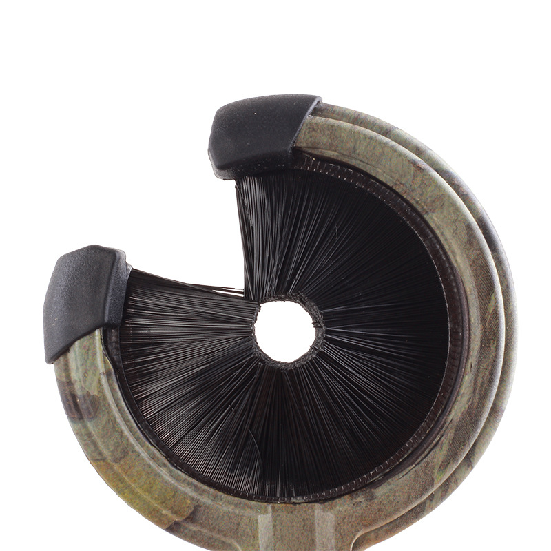 鬃饼毛刷箭台 棕刷箭台迷彩色 tp813厂家直供 弓箭配件 射箭器材