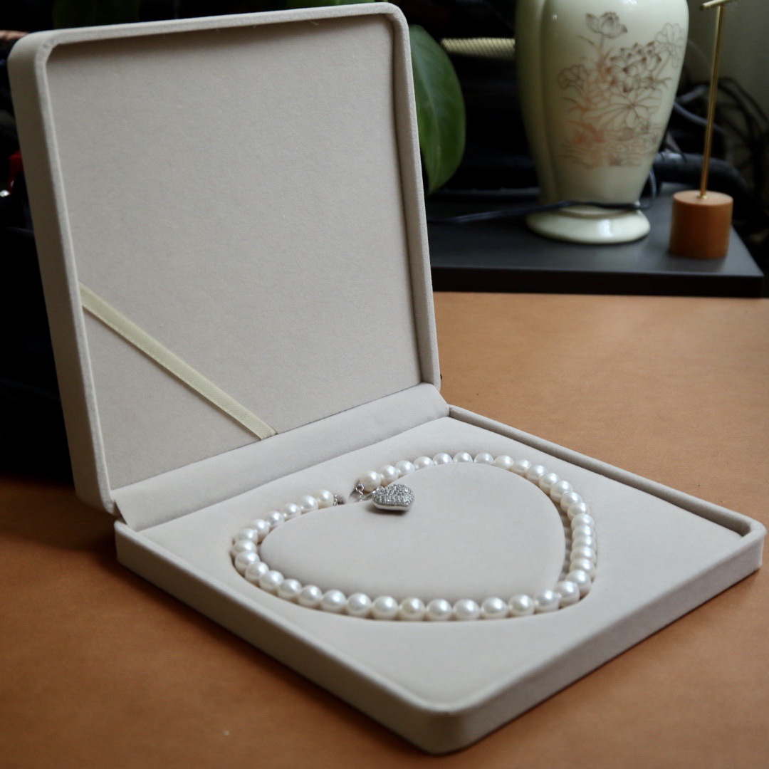 爱心鸡心珍珠项链盒 项链套装通用礼盒