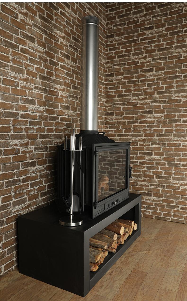 壁炉芯真火ls750家用燃木柴取暖现代欧式铸铁嵌入式民宿别墅