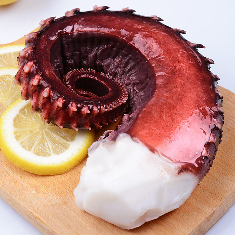 章鱼足寿司片即食刺身鲜活大章鱼海鲜1000g超大章鱼脚冷冻 八爪鱼